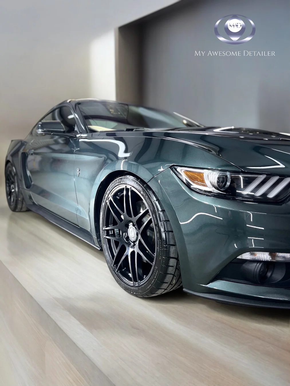 Vehicle after professional detailing, paint correction, and ceramic coating in Opelika, Alabama